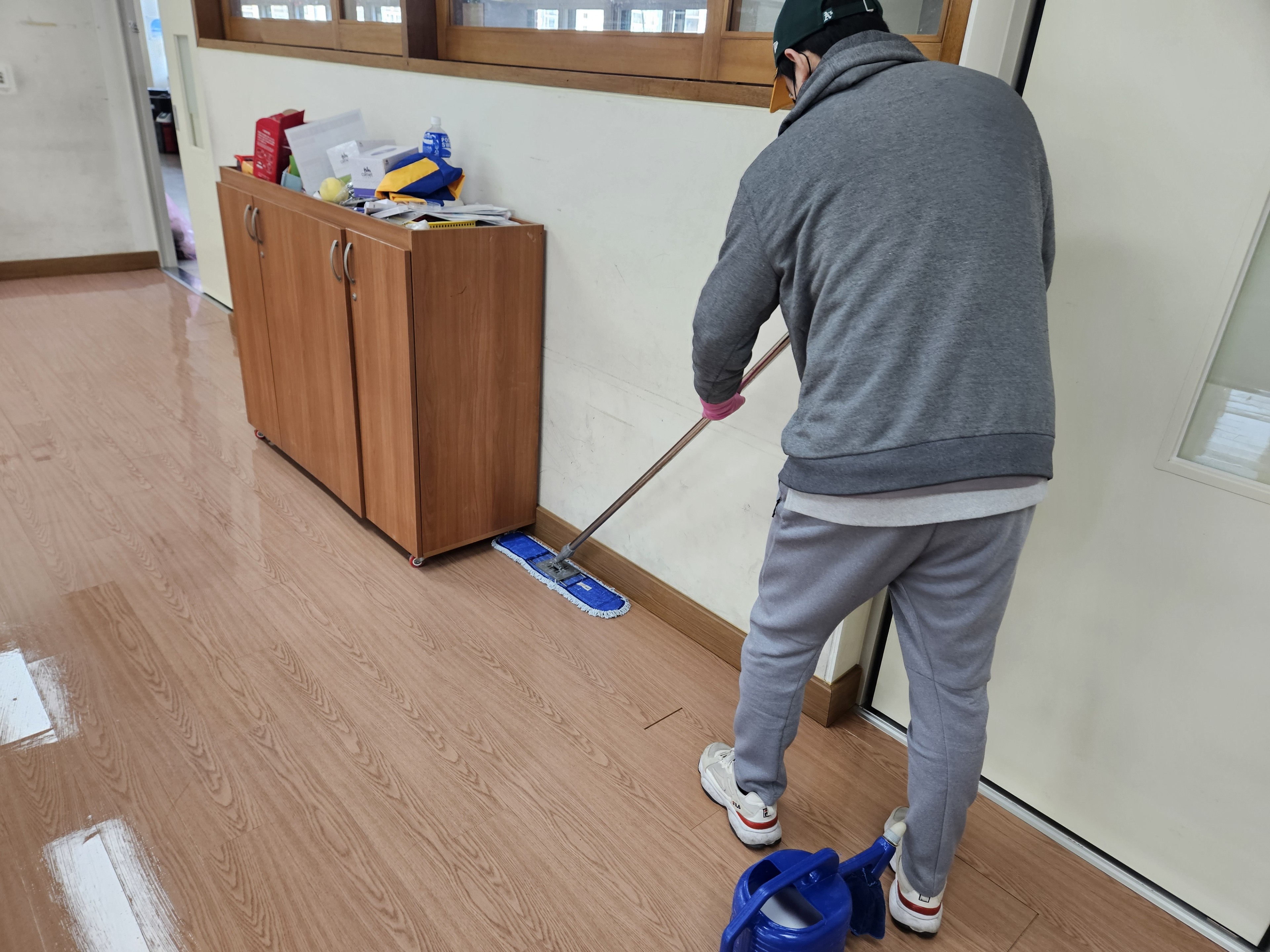 학교 왁스 코팅